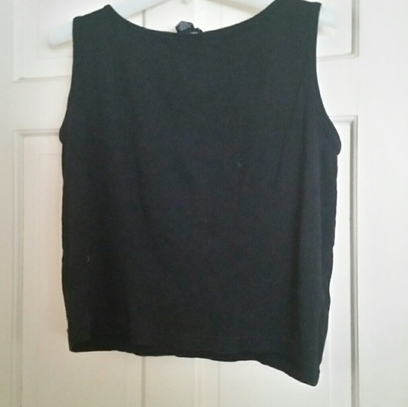 EZ Gear Black Knit Sleeveless Top Size XL - Picture 2 of 3